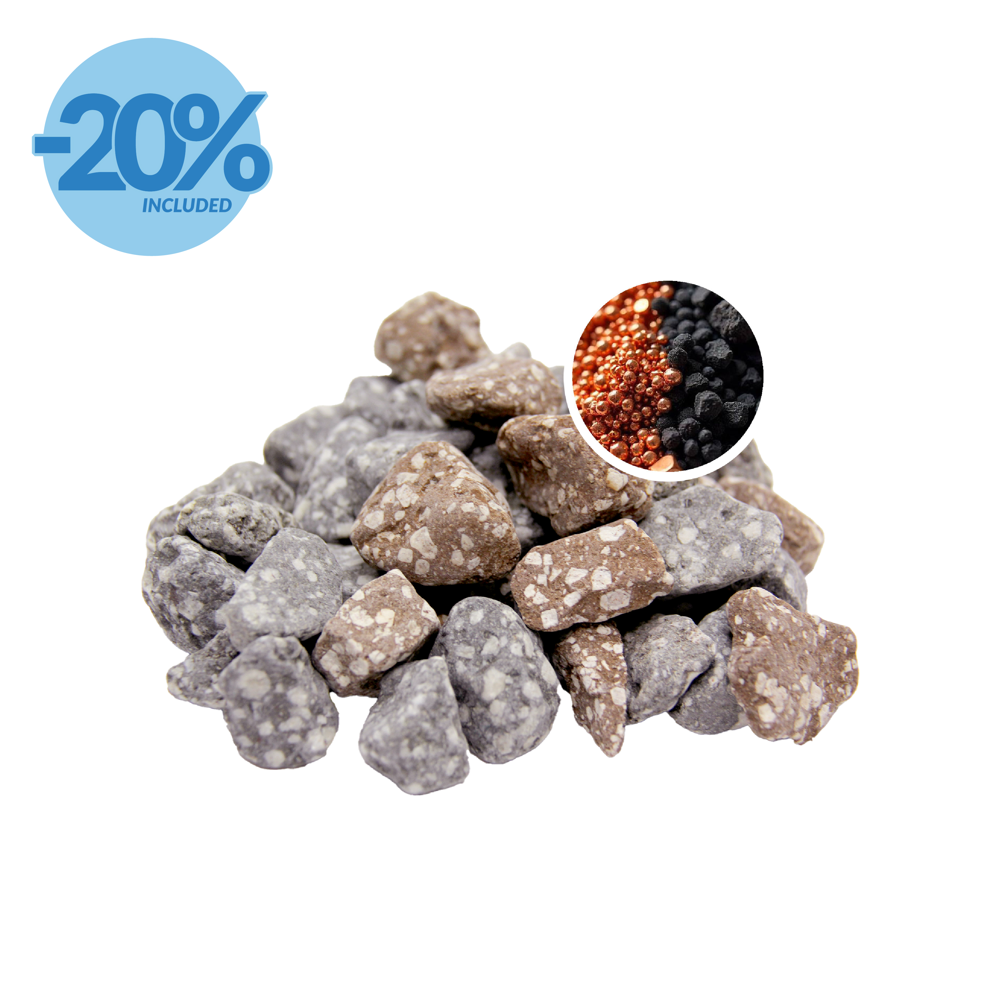 Aqua Pour Mineral and Copper Ion Stones | 20% Off Included